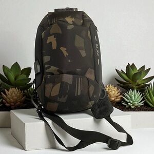 OZUKO Sling Backpack Nylon Water Resistant Chest Crossbody Sling Bag Camouflage